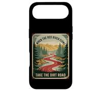 Humour pour Adulte avec Inscription « When The River Flows Take Dirt Road » Coque pour iPhone Air