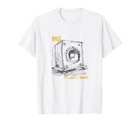 Humour pour Amateurs de Musique et système sonore pour Audiophile T-Shirt Graphique avec Valeur, Homme, Blanc, S