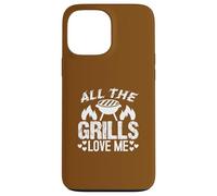 Humour pour Les Amateurs de Barbecue All The Grills Coque pour iPhone 13 Pro Max