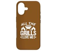 Humour pour Les Amateurs de Barbecue All The Grills Coque pour iPhone 17
