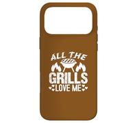 Humour pour Les Amateurs de Barbecue All The Grills Coque pour iPhone 17 Pro Max
