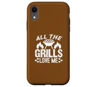 Humour pour Les Amateurs de Barbecue All The Grills Coque pour iPhone XR