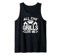 Humour pour Les Amateurs de Barbecue All The Grills Débardeur