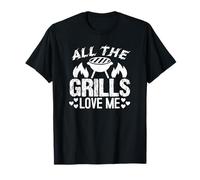 Humour pour Les Amateurs de Barbecue All The Grills T-Shirt