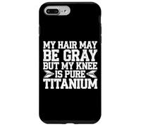 Humour Prothèse du Genou Titane Chirurgie Genou Coque pour iPhone 7 Plus/8 Plus
