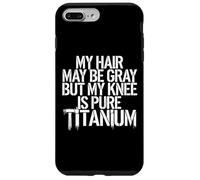 Humour Prothèse du Genou Titane Chirurgie Genou Coque pour iPhone 7 Plus/8 Plus