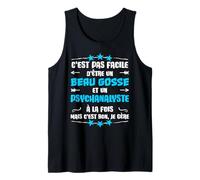 Humour psychanalyste et Beau Gosse Cadeau Métier Débardeur