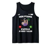Humour Pyjama M'appelle | Animal Paresseux Nuit Dormir Débardeur