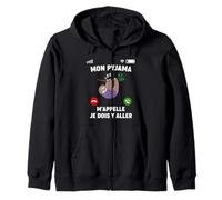 Humour Pyjama M'appelle | Animal Paresseux Nuit Dormir Sweat à Capuche