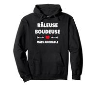 Humour râleuse Amour Drole Femme adorale râleuse boudeuse Sweat à Capuche
