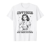 Humour rétro Better Left Unsaid T-Shirt