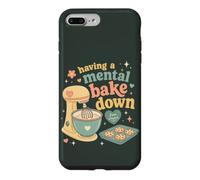 Humour rétro Cuisson mentale Bake Down from Scratch Humour Coque pour iPhone 7 Plus/8 Plus