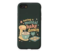 Humour rétro Cuisson mentale Bake Down from Scratch Humour Coque pour iPhone SE (2020) / 7/8