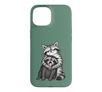 Humour Sarcastique drôle introverti maladroit Raton Laveur Coque pour iPhone 15