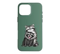 Humour Sarcastique drôle introverti maladroit Raton Laveur Coque pour iPhone 16 Pro Max