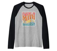 Humour Sarcastique mathématiques Amant drôle Courant mathématiques et Sarcasme Manche Raglan