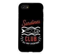 Humour Sardines Méditerranée Mer Océan Pêche Poisson Sardine Coque pour iPhone SE (2020) / 7/8