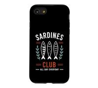 Humour Sardines Méditerranée Mer Océan Pêche Poisson Sardine Coque pour iPhone SE (2020) / 7/8