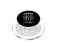 Humour Sardines Méditerranée Mer Océan Pêche Poisson Sardine PopSockets PopGrip pour MagSafe