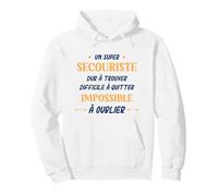 Humour Sauveteur Secouriste Homme départ Super Secouriste Sweat à Capuche