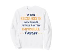 Humour Sauveteur Secouriste Homme départ Super Secouriste Sweatshirt