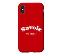 Humour Savoie, ou Bien ? Jeu de Mot Savoyard ça va ou Bien Coque pour iPhone X/XS