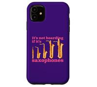 Humour Saxophone Drôle de Fierté Saxophoniste Collectionneur Coque pour iPhone 11