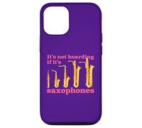 Humour Saxophone Drôle de Fierté Saxophoniste Collectionneur Coque pour iPhone 12/12 Pro