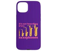 Humour Saxophone Drôle de Fierté Saxophoniste Collectionneur Coque pour iPhone 15 Plus