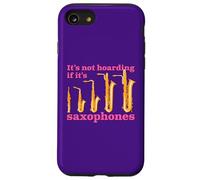 Humour Saxophone Drôle de Fierté Saxophoniste Collectionneur Coque pour iPhone SE (2020) / 7/8