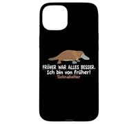 Humour Schnabeltier Humour Früher War Alles Besser Coque pour iPhone 15 Plus