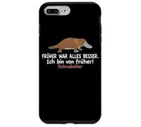 Humour Schnabeltier Humour Früher War Alles Besser Coque pour iPhone 7 Plus/8 Plus
