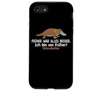 Humour Schnabeltier Humour Früher War Alles Besser Coque pour iPhone SE (2020) / 7/8