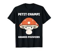 Humour Shiitake vénéneux Grand pourvois Petit Champignon T-Shirt