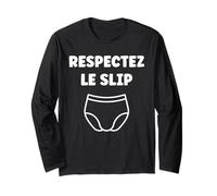 Humour Slip homme drôle culotte respectez le slip Manche Longue