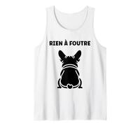 Humour Slogan Humoristique Simple Rien à Foutre Débardeur