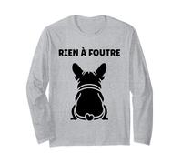 Humour Slogan Humoristique Simple Rien à Foutre Manche Longue