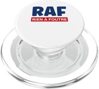 Humour Slogan Humoristique Simple Rien à Foutre PopSockets PopGrip pour MagSafe