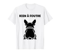 Humour Slogan Humoristique Simple Rien à Foutre T-Shirt