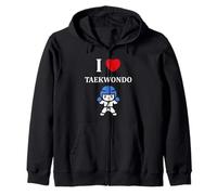 Humour Sport Art Martial coréen Simple i Love Taekwondo Sweat à Capuche