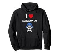 Humour Sport Art Martial coréen Simple i Love Taekwondo Sweat à Capuche