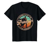 Humour Super Parrain Légendaire Idée Cadeau Parrain Baptême T-Shirt, Enfant, Noir, 10 Ans