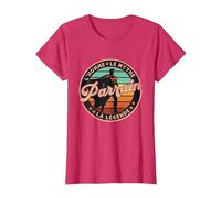 Humour Super Parrain Légendaire Idée Cadeau Parrain Baptême T-Shirt, Femme, Rouge Chiné, 3XL