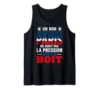 Humour Supporter Football Paris Apéro Bière Pression Débardeur