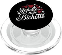 Humour surnom biche bichette d'amour Appelle Moi bichette PopSockets PopGrip pour MagSafe