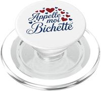 Humour surnom biche bichette d'amour Appelle Moi bichette PopSockets PopGrip pour MagSafe