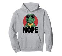 Humour T-Rex Garçon Fille Homme Femme Sommeil Nope Non Trex Sweat à Capuche