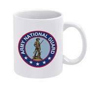 Humour Tasses à café Garde nationale de l'armée Tasse en Céramique café avec poignée Coffee Mugs pour Anniversaire Fête des Pères 330ml
