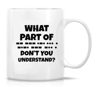 Humour Tasses à thé C'est drôle, quelle partie du code radioamateur ne comprends-tu pas ? Tasse Céramique avec poignée Tasses à café pour décorer Maman 330ml
