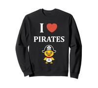 Humour tête de mort Pirate simple i love Pirates Sweatshirt